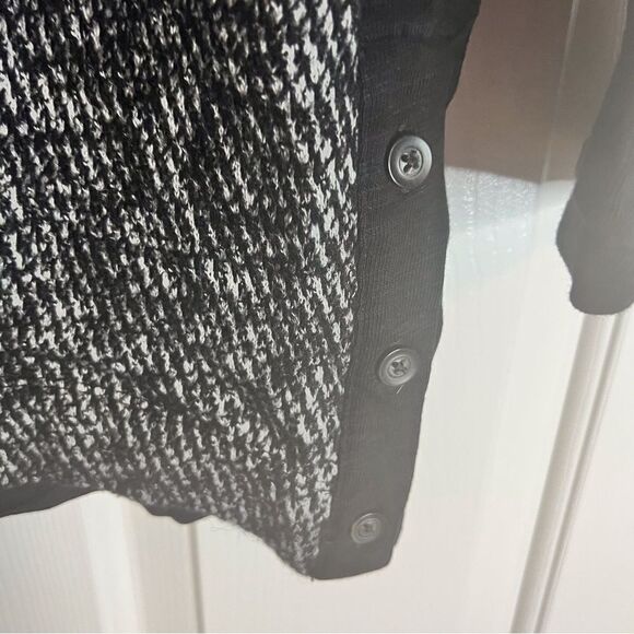 Madewell Tweed Wool Panel Blend Sweater, Size XS. 3/4 Sleeve Career Wear - Picture 4 of 7